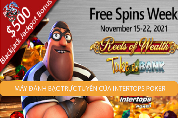 Máy đánh bạc trực tuyến của Intertops Poker