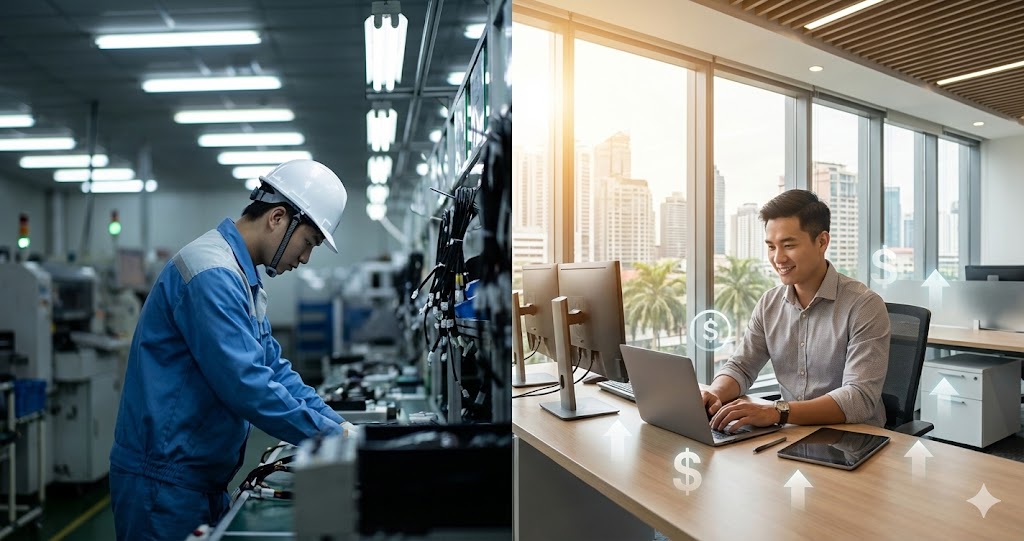 So Sánh XKLD Đài Loan và Làm Văn Phòng Tại Philippines: Đâu Là "Miền Đất Hứa" Năm 2026?