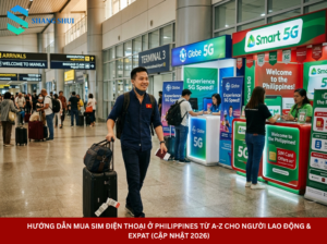 Hướng Dẫn Mua Sim Điện Thoại Ở Philippines Từ A-Z Cho Người Lao Động & Expat (Cập Nhật 2026)