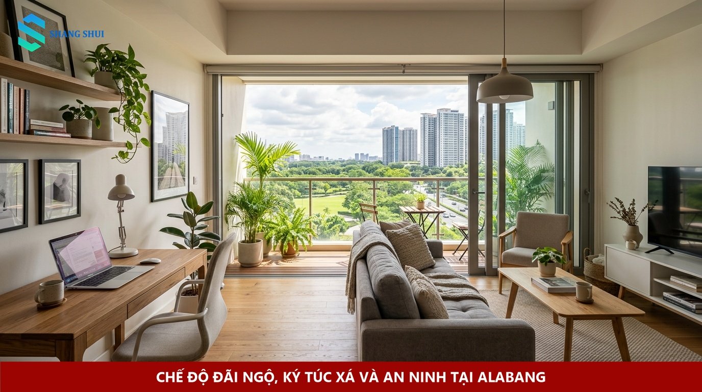 Chế độ đãi ngộ, ký túc xá và an ninh tại Alabang