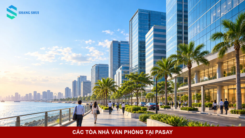 Ảnh minh họa khu văn phòng ven vịnh cho bài các tòa nhà văn phòng tại Pasay