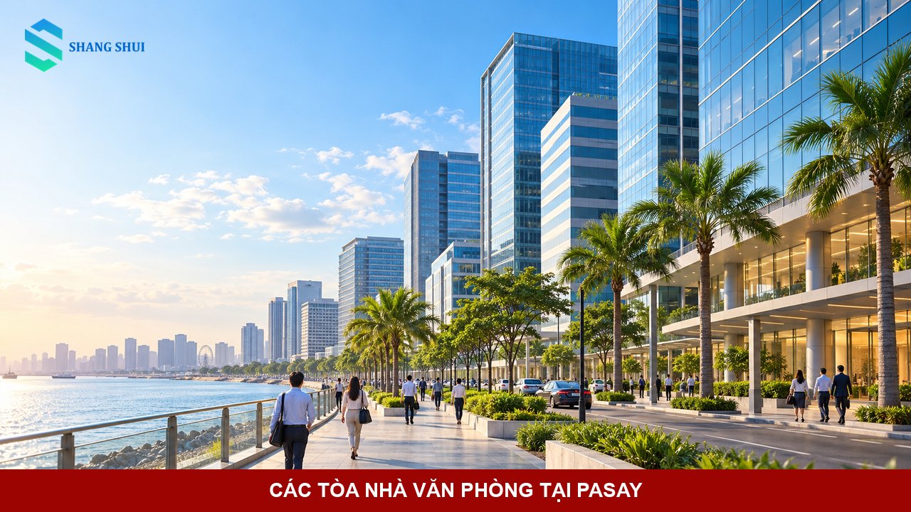 Ảnh minh họa khu văn phòng ven vịnh cho bài các tòa nhà văn phòng tại Pasay