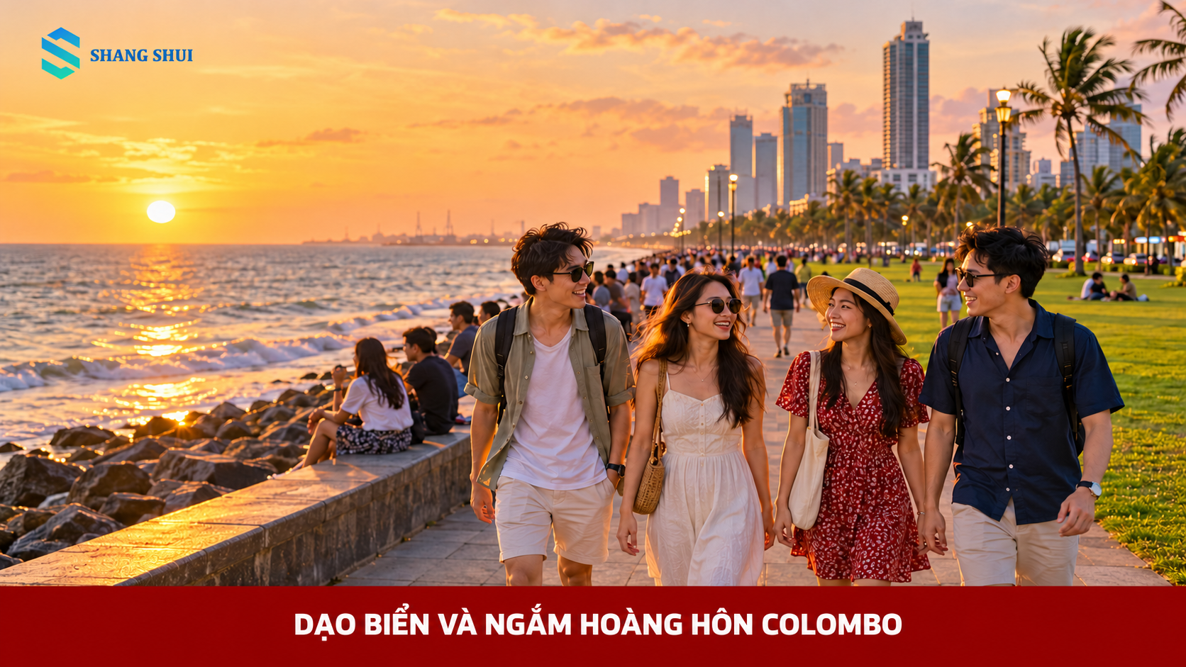 Một buổi chiều ở Galle Face Green: đi đâu, chuẩn bị gì?