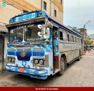 Xe buýt lưu thông tại Colombo
