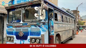 Xe buýt lưu thông tại Colombo