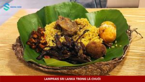 Lamprais Sri Lanka trong lá chuối