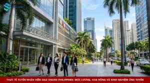 Thực Tế Tuyển Nhân Viên Sale Online Philippines - Mức Lương, Hoa Hồng Và Kinh Nghiệm Ứng Tuyển